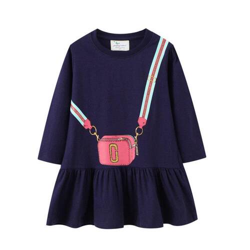 Jumping Meters Princess Girls Dresses For Autumn Winter Chil