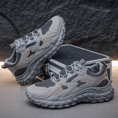 Labor Protection Shoes Mens Breathable Mesh Shoes Mens Wor