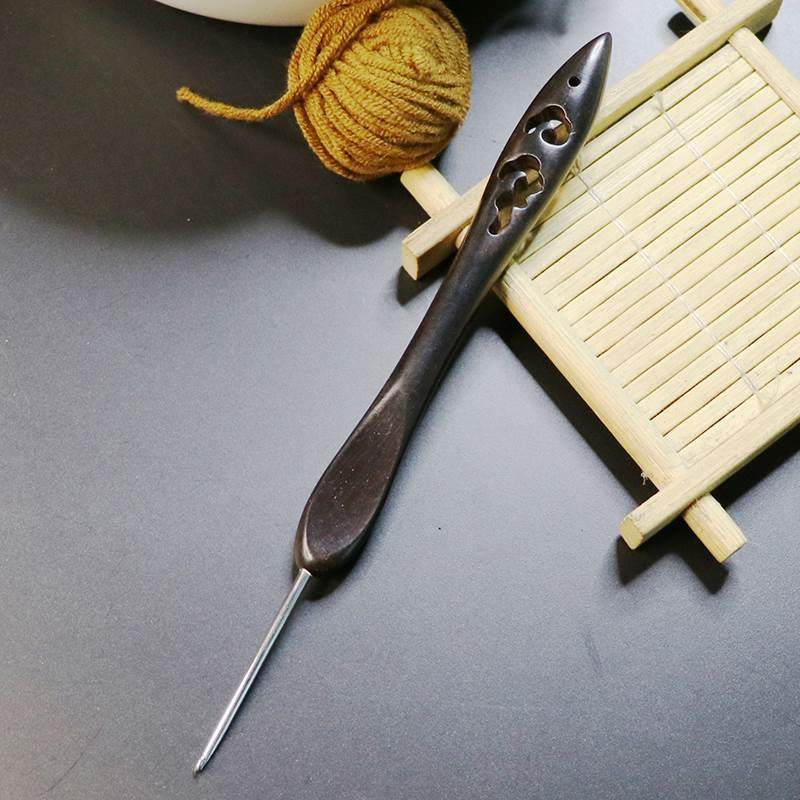 七针坊绿檀木钩针四代7870不锈钢勾针木柄手工毛线编织工具装,居家布艺,针,淘宝优惠券,粉丝福利购,淘宝优惠卷