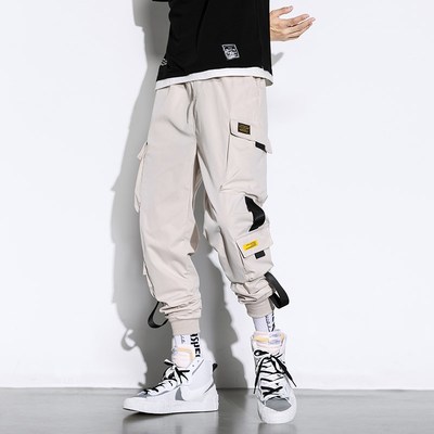 New Hip Hop Joggers Cargo Pants Men Harem Pants Multi-Pocket
