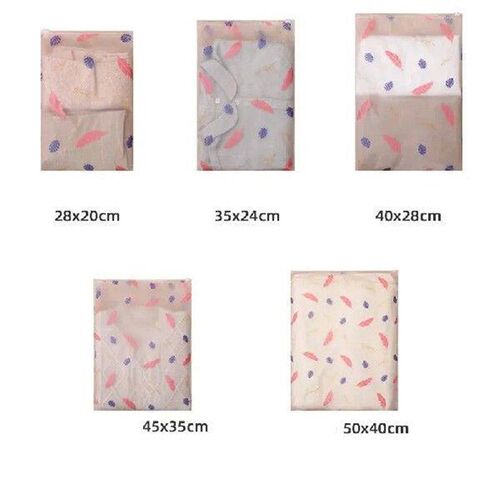 Translucent Portable Travel Storage Bag Clothes Underwear