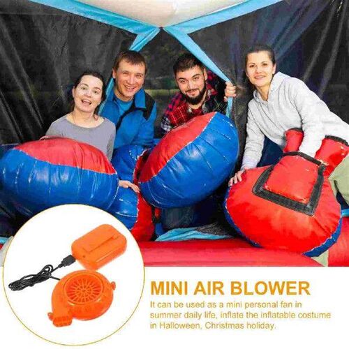 Mini Fan Blower Inflatable Accessories Aldult Light Green