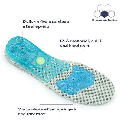 Silicone orthopedic shoes sole Insoles EVA Spring orthotic i