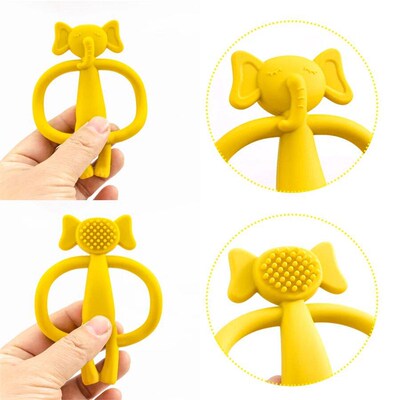 New Kids Teething Silicone Nursing Teether Gifts Newborn Den