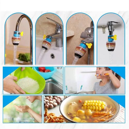 Water Filter Purifier Kitchen Tap Filter Water 6 Layers Ston