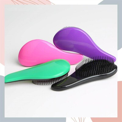 Smooth Hair Detangling Anti-Static Portable Comb for Home Us