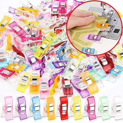 20/50Pcs Multipurpose Sewing Clips Colorful Binding Clips Pl