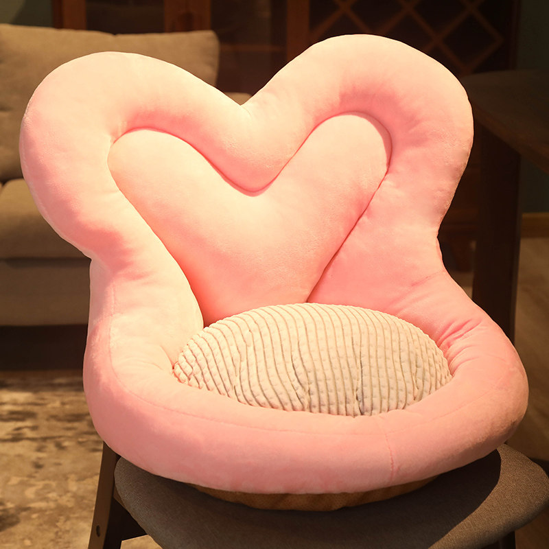 爱心椅子坐垫屁垫椅垫办公室久坐靠垫腰靠一体学生宿舍垫子带靠背,居家布艺,椅垫,淘宝优惠券,粉丝福利购,淘宝优惠卷