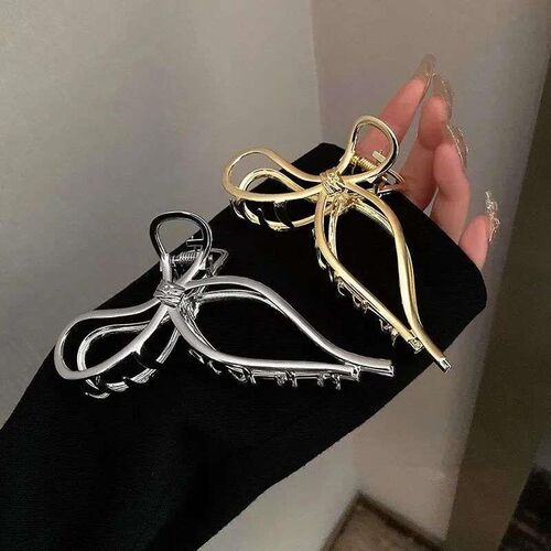 Luxury Hollow Out Metal Hair Claw For Women Girls Geometric