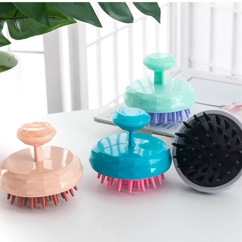 Adult head Massage Shampoo brush Silicone shampoo brush