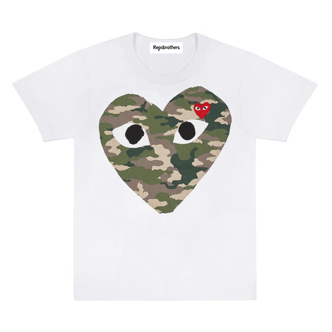 thumbnail for Half-heart printed T-shirt