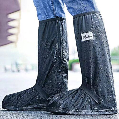 Rain Boots Waterproof Overshoes Snowing Raining Long Shoes v