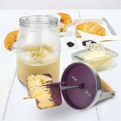 Hand Crank Butter Churner Manual Butter Maker Cream Mixer