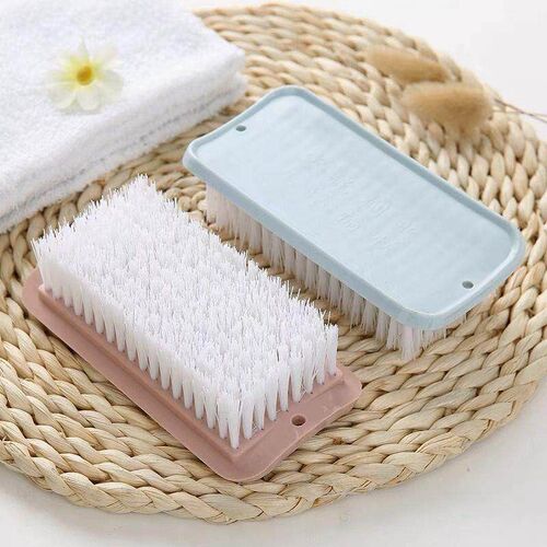 Large Soft Bristle Laundry Brush, Plastic Board Brush for Cl