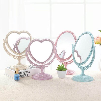 INS Style Vintage Internet Celebrity Desktop Dressing Mirror