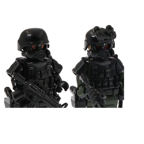 Military MOC SWAT Special Forces Soldier Gun Modern Police C