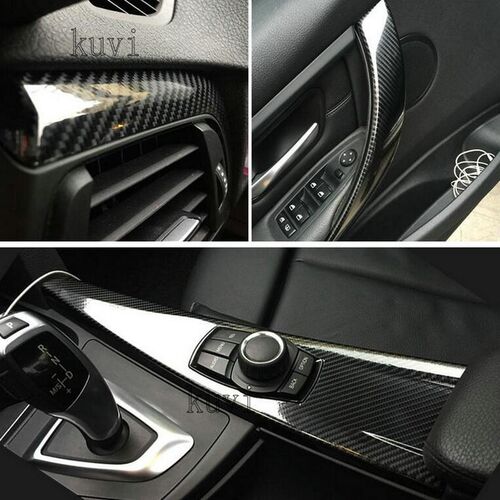 152CM PVC 5D Carbon Fiber Vinyl Foil Film Car Wrap Roll Sti