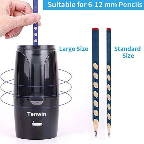 Tenwin Automatic Electric Pencil Sharpener For Colored Penci