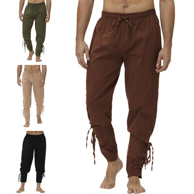 European Medieval Renaissance Leggings Trousers Drama Deduct