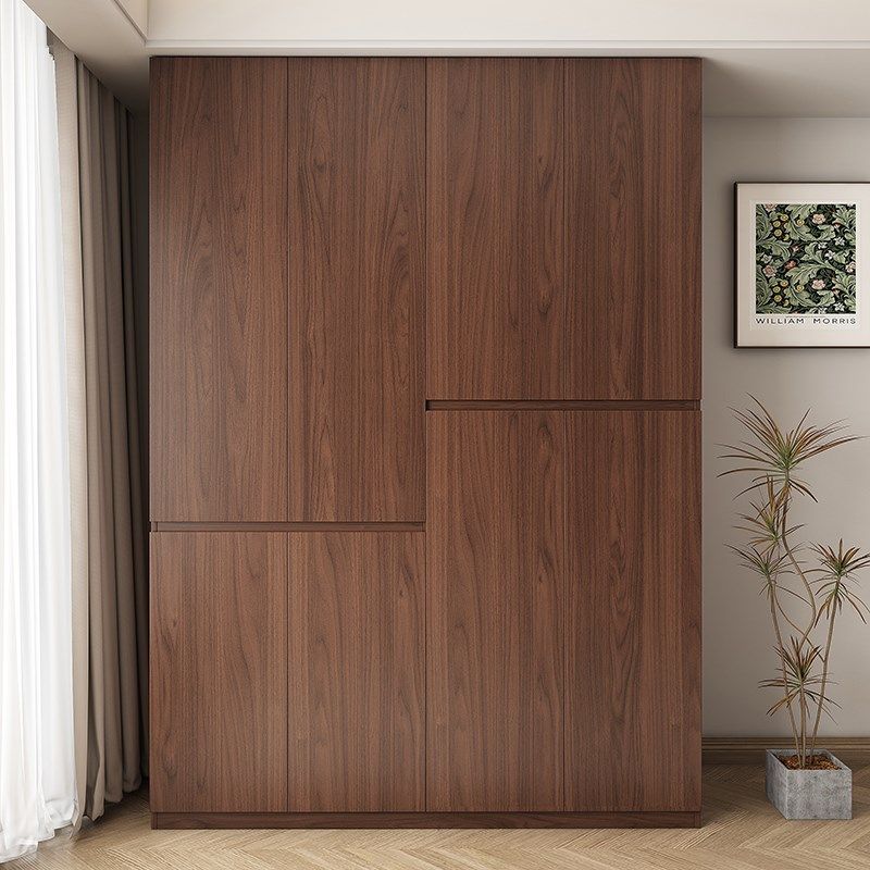 定制橡木衣柜202爆款家用卧室胡桃木分段式四六门主卧全实木衣橱,住宅家具,自由组合衣柜,淘宝优惠券,粉丝福利购,淘宝优惠卷