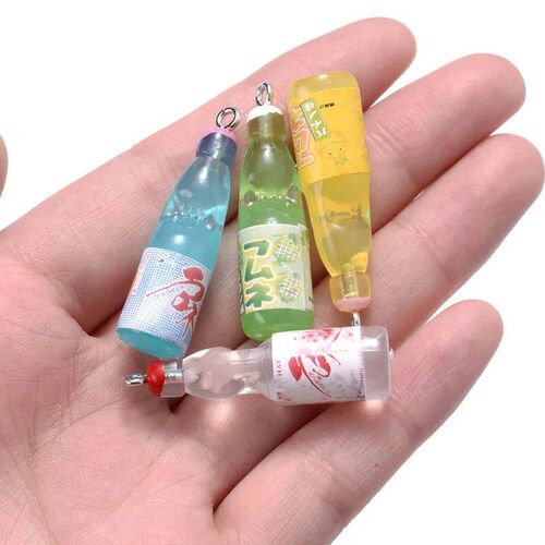 10Pcs Plastic Pop Cola Soda Drinks Beverages Charms Juice Al