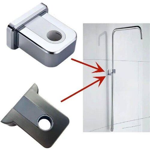 Portable Adjustable Shower Rod Holder Plastic Useful Lift