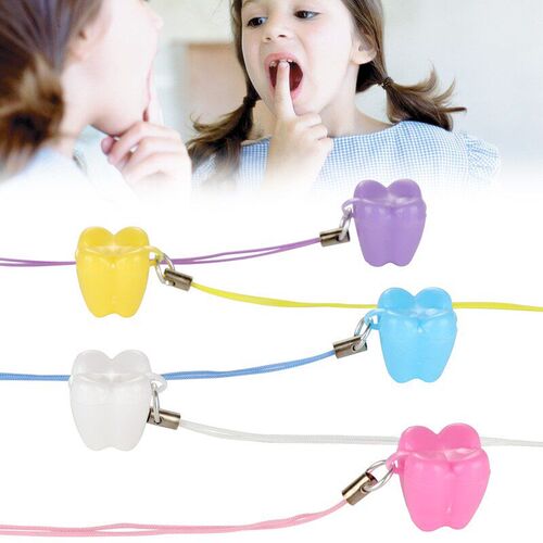 50pcs/Pack Baby Tooth Box Organizer Baby Milk Tooth Fairy Bo
