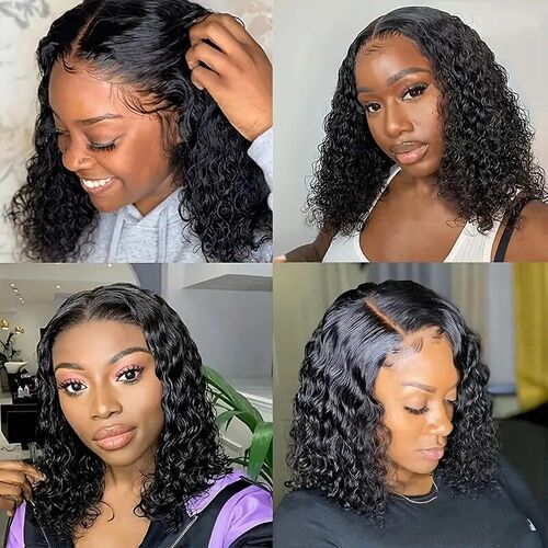 Fashion Front Lace 13*4 Lace Fluffy Natural Small Curly Wig