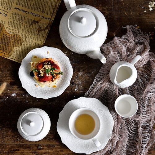 Muyun Alice Teapot Set ffee Cup And Saucer Milk Pot European