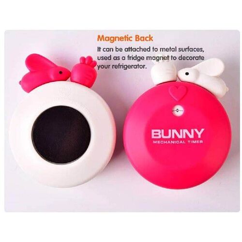 Cartoon Rabbit Mechanical Easy Operate Timer Cooking Baking