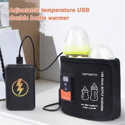 Milk Bottle Warmer Cover USB Milk Heat Keeper Thermostatic