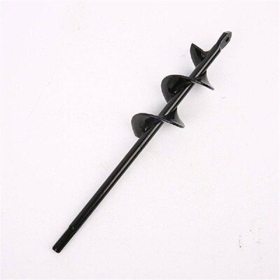 Carbon Steel Auger Drill Bit Hand Tools Digs Hole Garden