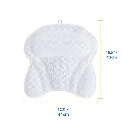 3D Mesh Spa Non-Slip Cushion Bath Tub Spa Pillow Bathtub Hea
