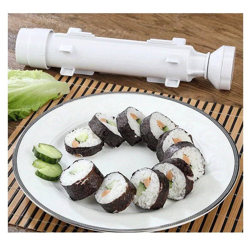 DIY Cylinder Sushi Making Machine Quick Sushi Bazooka Japane