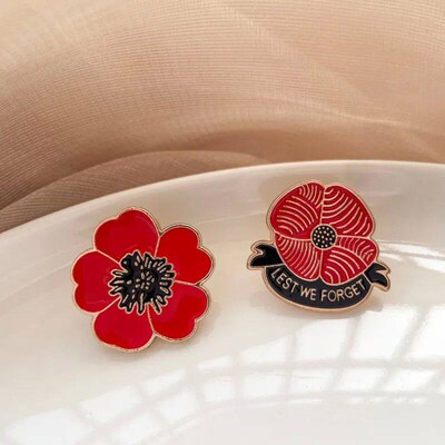 Fashion Overlord Flower Enamel Brooches Creative Lest We
