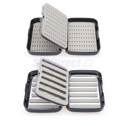 Fly Fishing Flies Box Waterproof Trout Bass Flies Fishing Ta