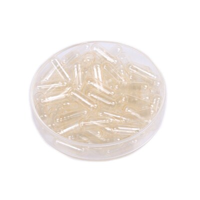 1000PCS Size 0#  Cellulose Clear HPMC Plant Empty Capsules,