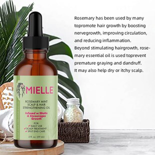 Hair Growth Essential Oil Rosemary Mint Hair Strengthening O
