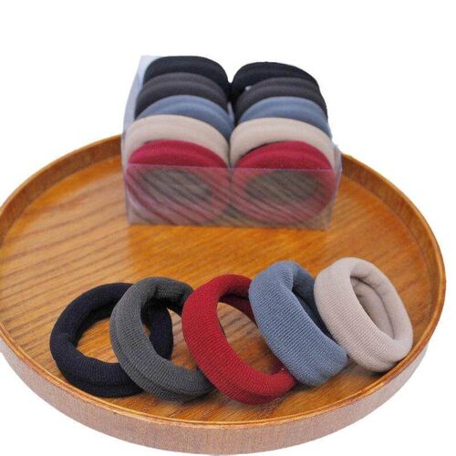 6PCS New Fashion Boutique Simple Thicken tail Holders Rubber