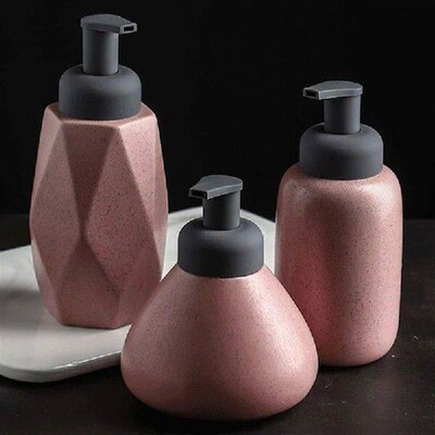 1PC Ceramic Lotion Bottle Liquid Foam Soap Dispenser Bath