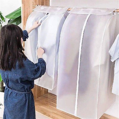 3D Zipper Clothes Dust Cover Clothes Storage Waterproof