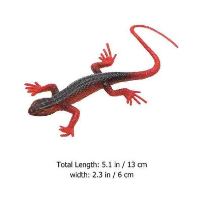 24 Pcs Artificial Lizard Insect Toy Realistic Figures Cake