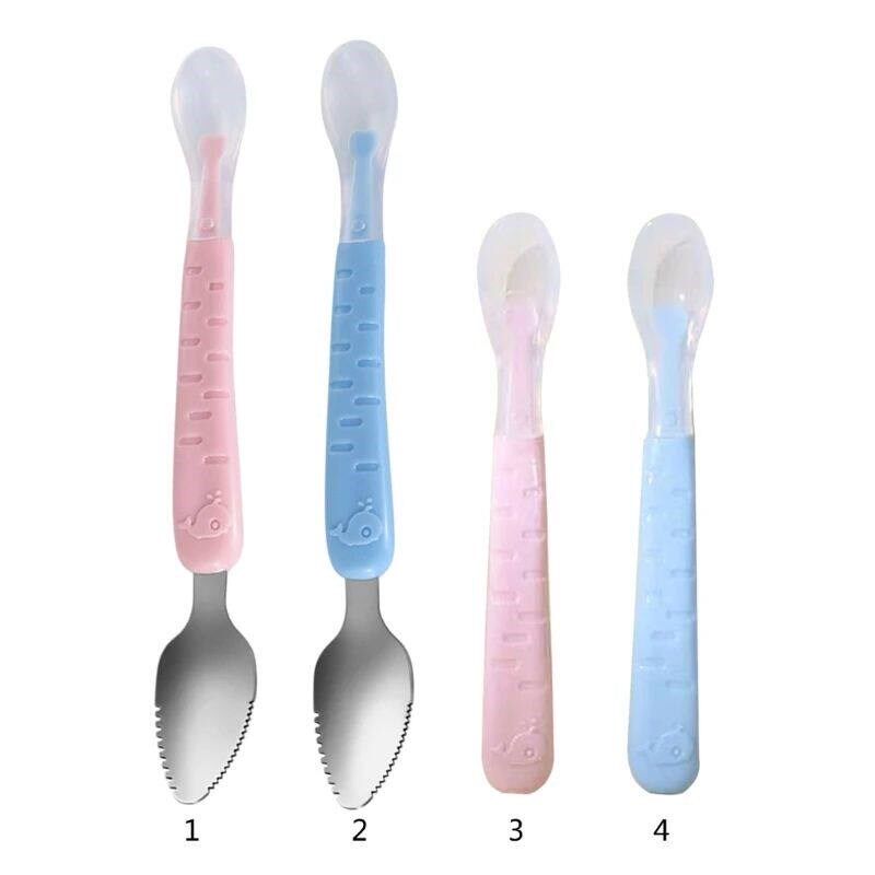Y1UB Infant Feeding Spoon Baby Puree Spoon Feeding Supplies