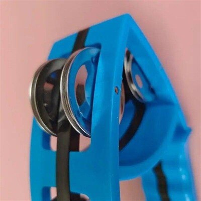 242F Musical Tambourine Double Row Tambourines Fish Shaped