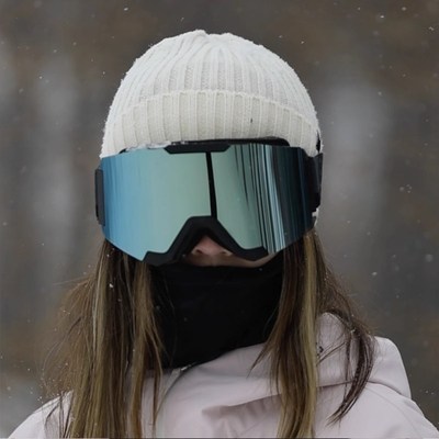 Snowline雪线磁吸柱面高清全视眼镜防雾防尘防雪盲抗UV防眩光