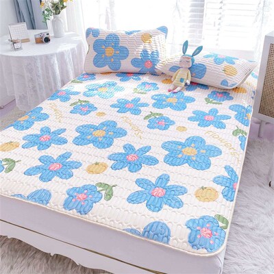 Thailand Solid Color Latex Mat Three-Piece Set Thickened Air