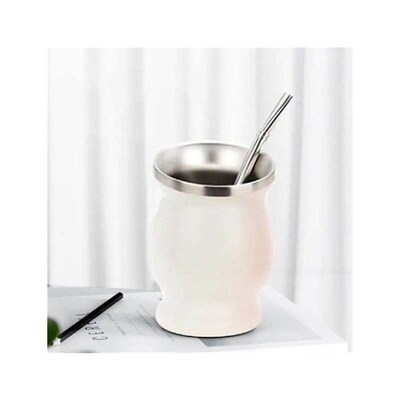 Double-wall Stainless Steel Mate Gourd Yerba Mate Brewing