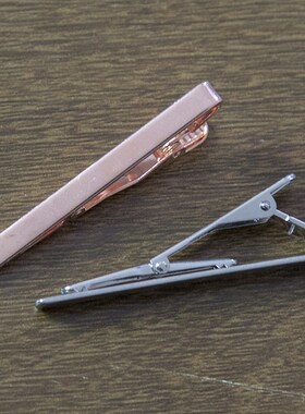 New Simple Fashion Style Tie Clip for Men Metal Tone Simple