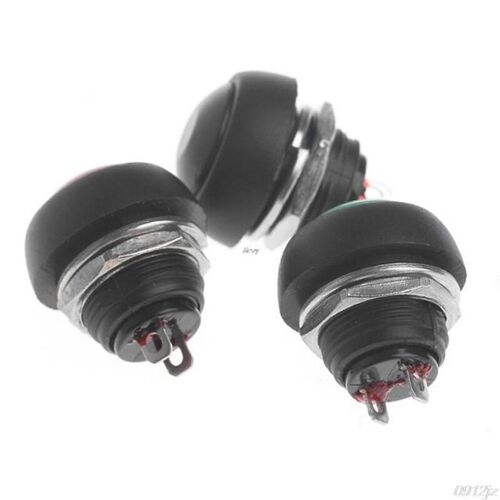 1PC DS-333B Waterproof Momentary SPST Push Button Switch Lat