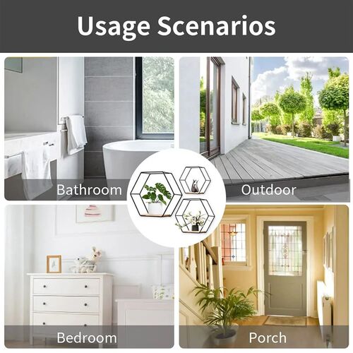Floating Wall Shelf Sundries Storage Holder Living Room Home
